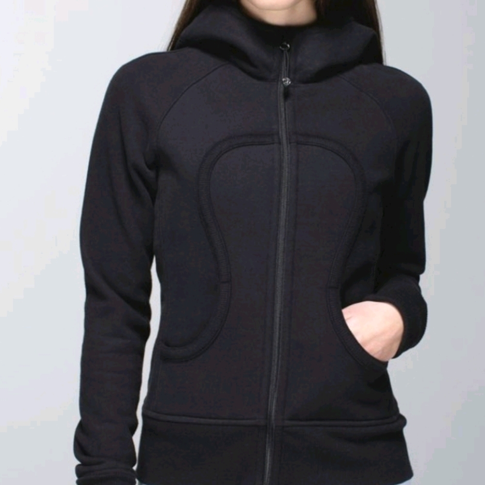 Lululemon Scuba Hoodie Black Sz 6